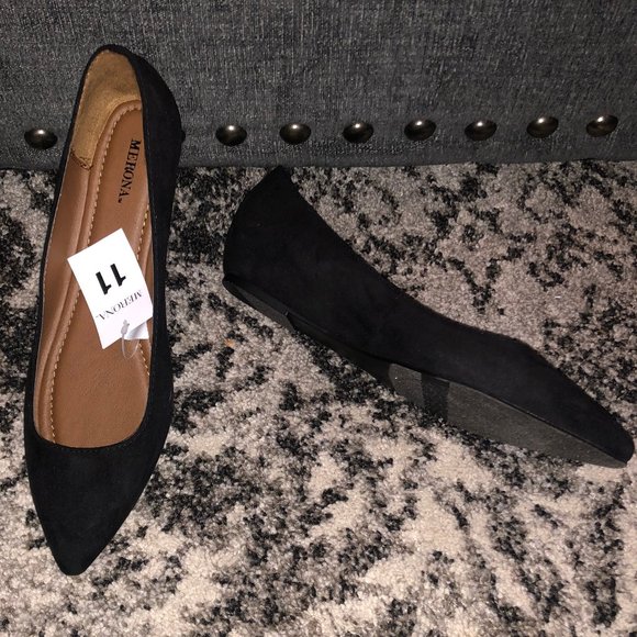 Merona NWT Drew Ballet Flats - Black - Picture 5 of 6